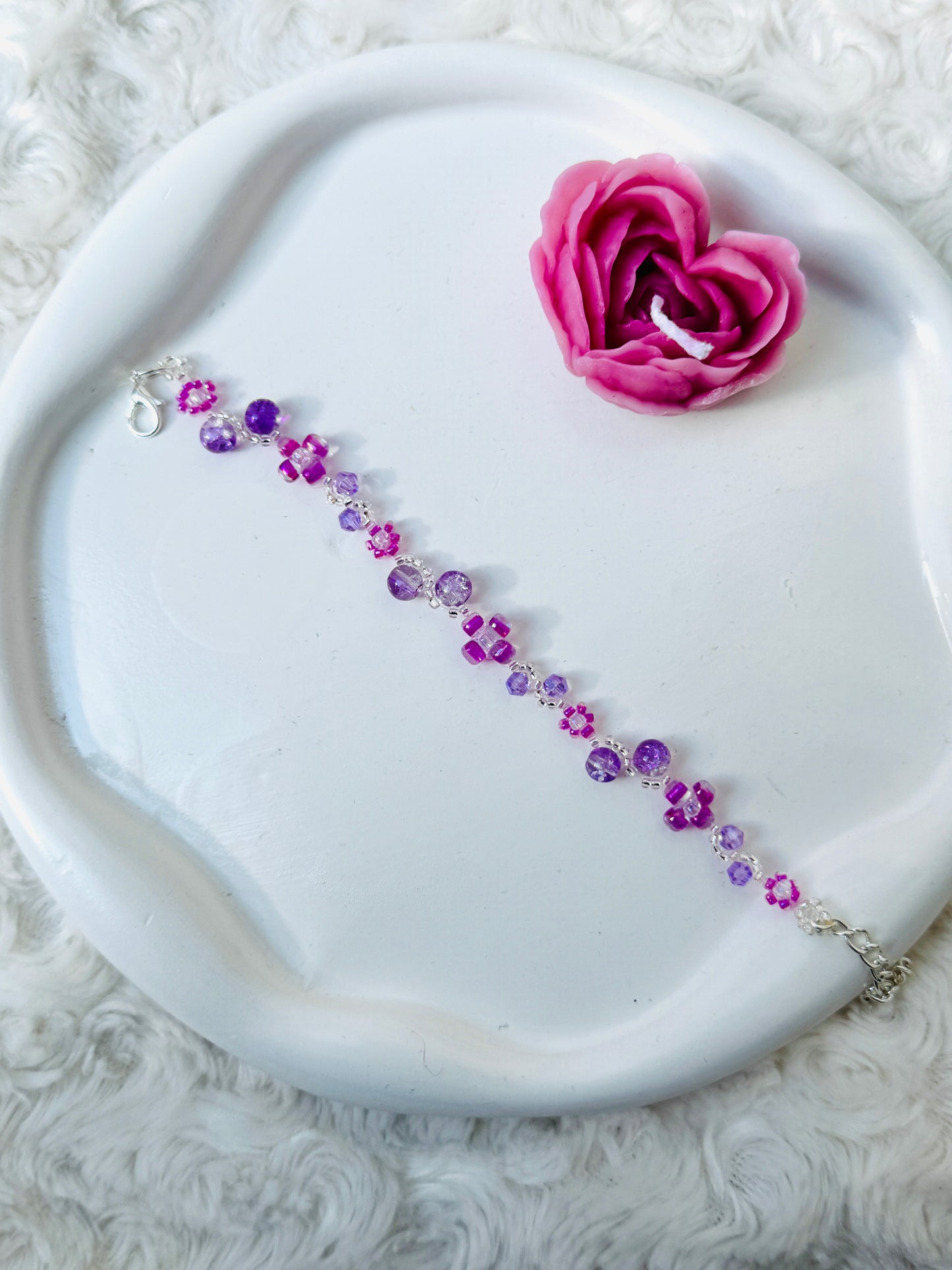 Handmade Floral Beaded Jewelry – Vibrant Bracelets for Every Occasion